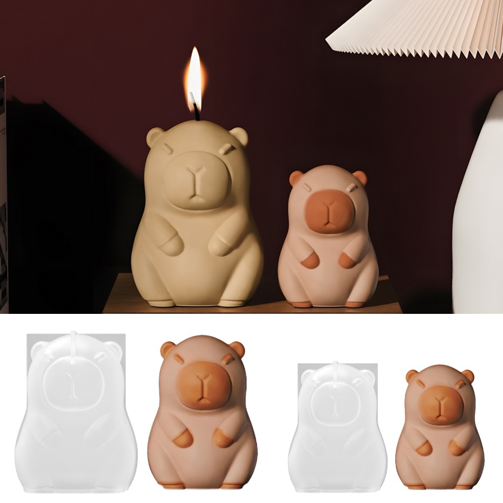 Candle Supplies Store - Forma Silikonowa Świeca Zapachowa Kapibara Stojąca