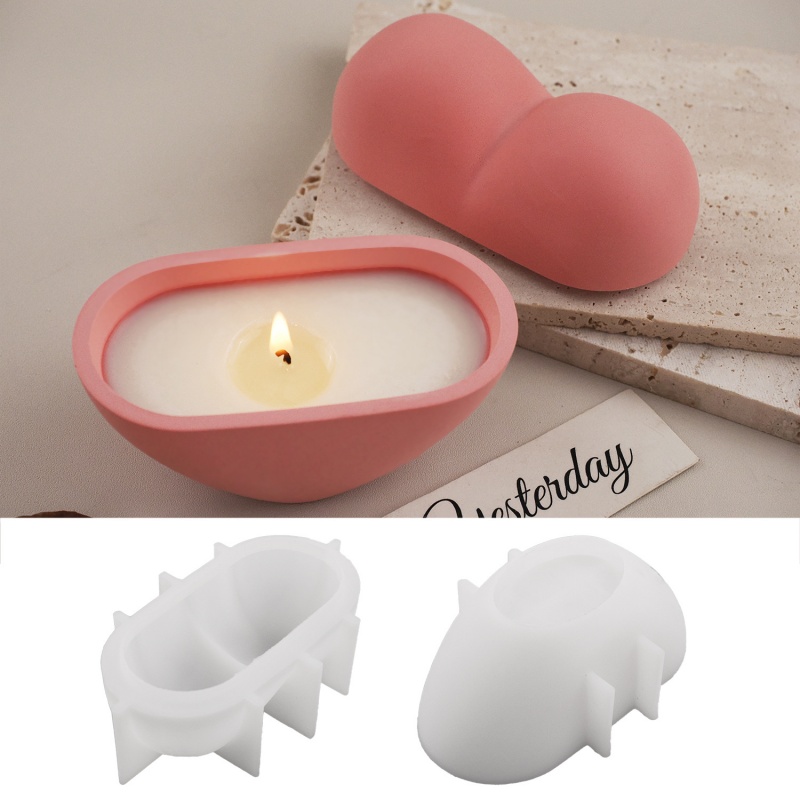 Candle Vessel Supplies - Forma silikonowa DIY w kształcie serca