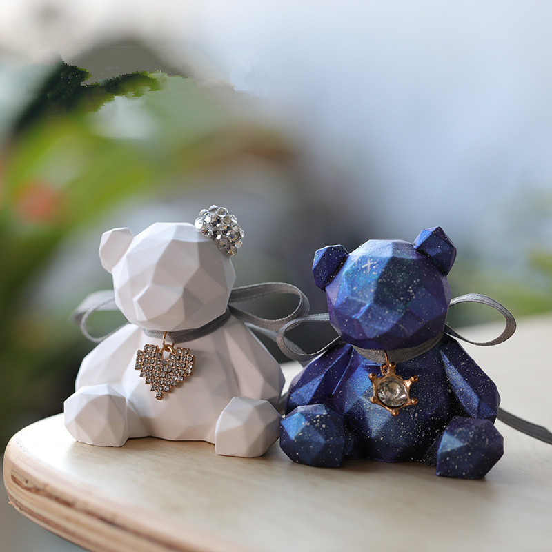 Candle Supplies Store - 3D Stereo Bear Silicone Mold Diy
