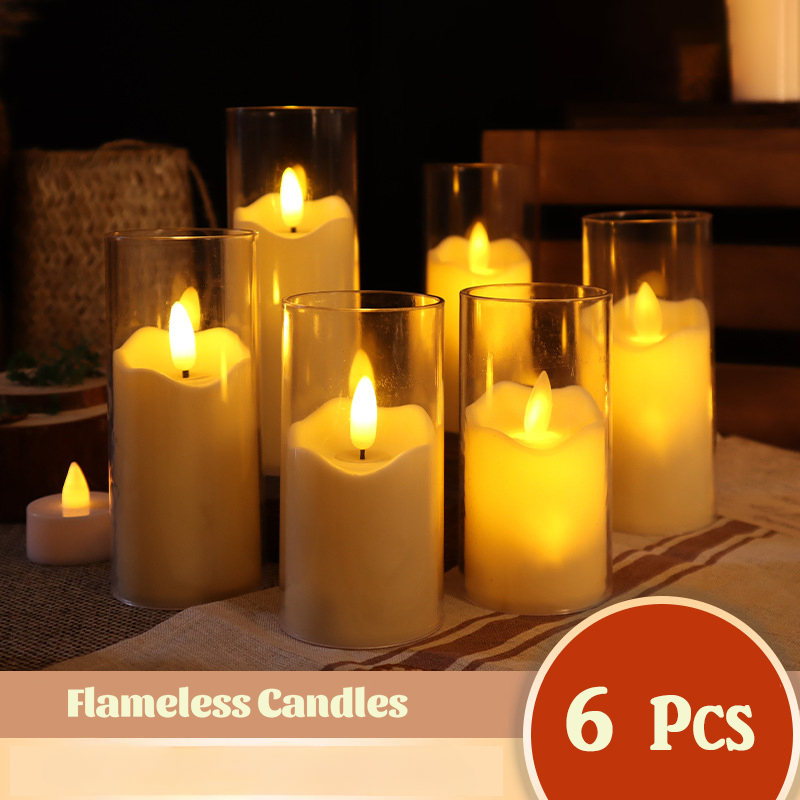 Candle Zero - 6 szt. Bezpłomieniowa elektryczna lampa świec