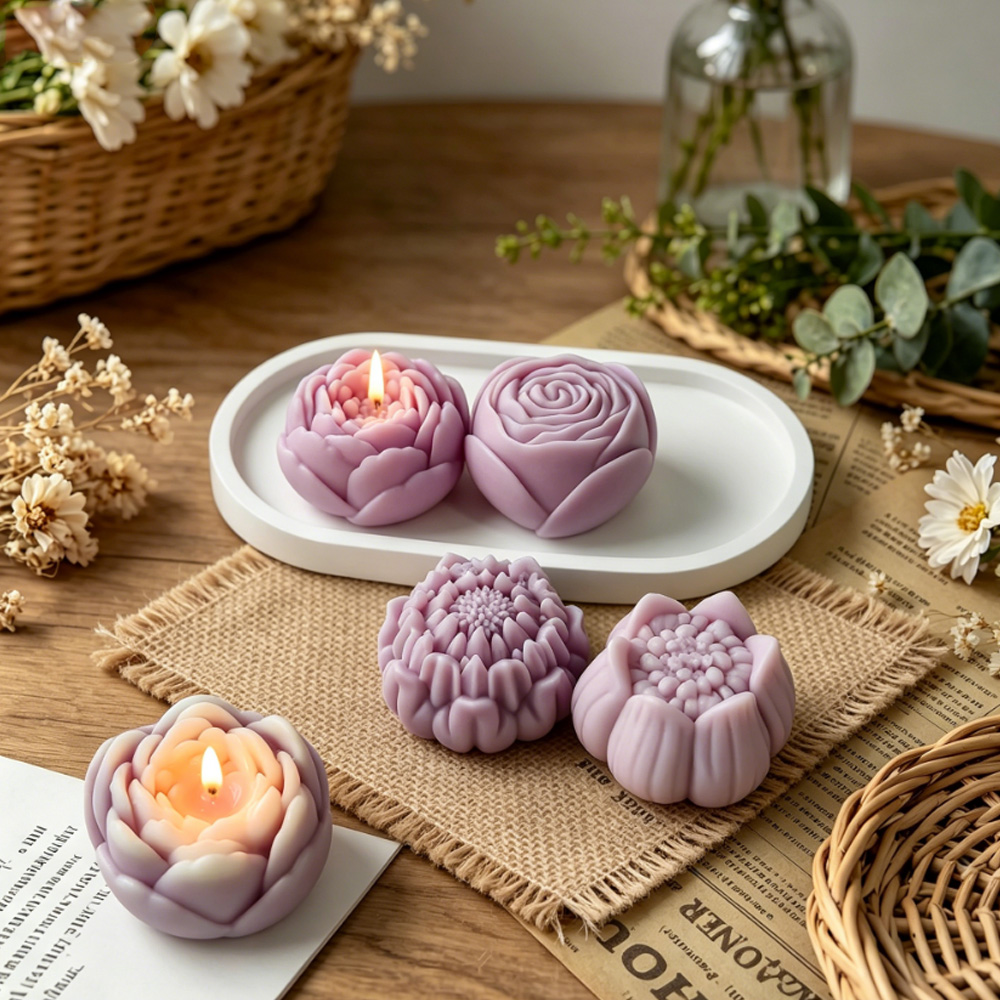 Forma silikonowa 3D kwiaty: pi – Candle Supplies Store recenzja i cena