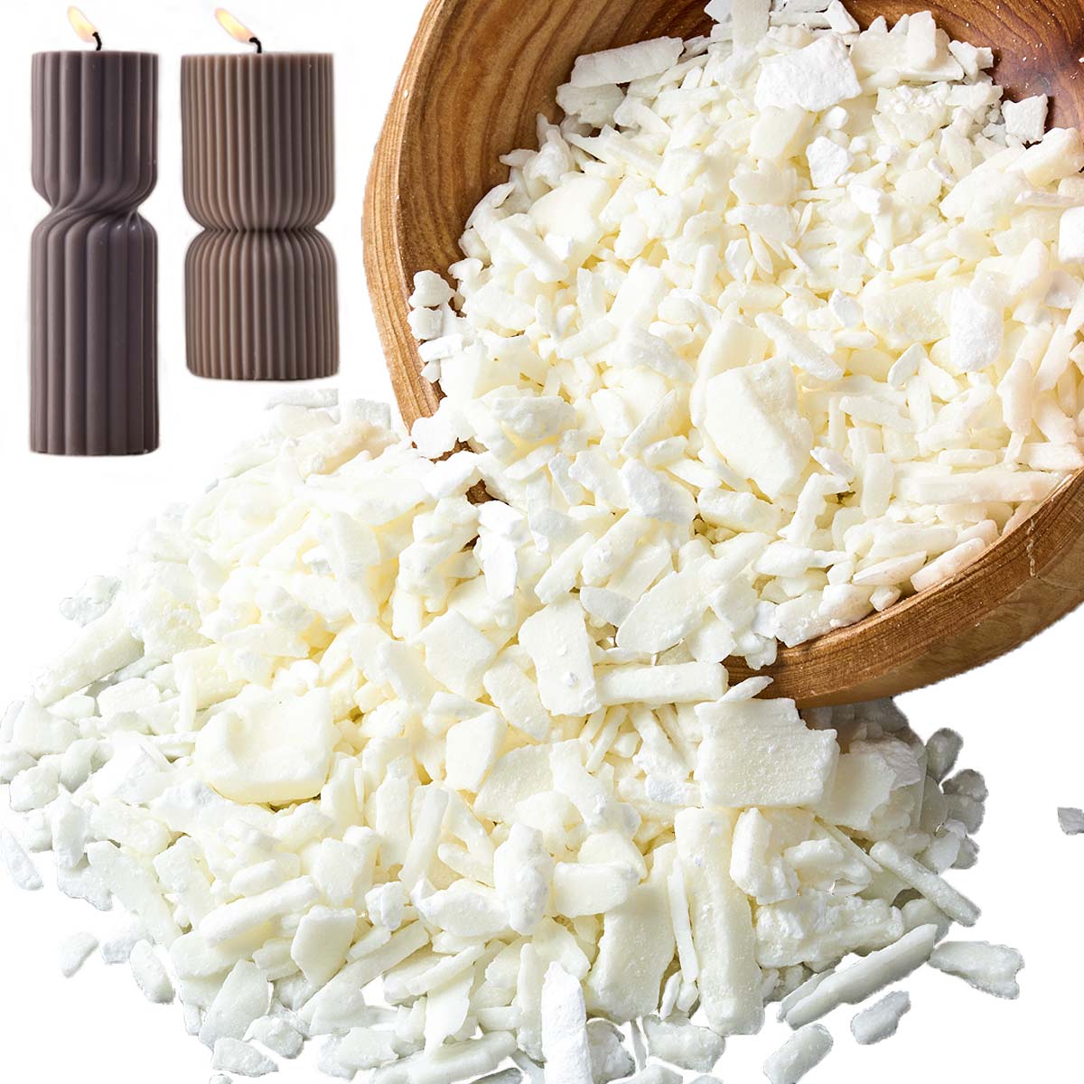 1-punktowy czysty biały wosk s – Candle Making Supplies Online recenzja i cena