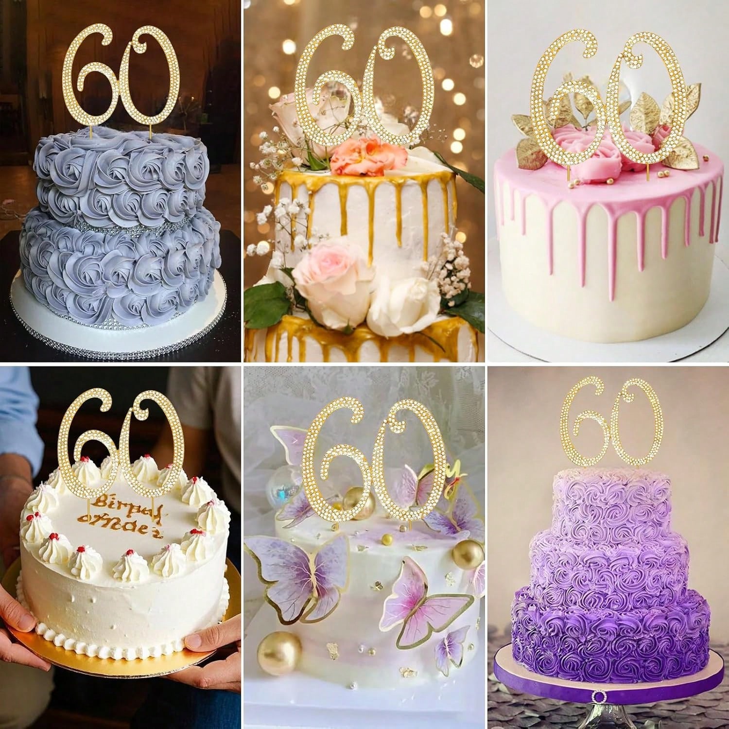 Duży złoty topper na tort z cy – Candle Making Supplies Online recenzja i cena